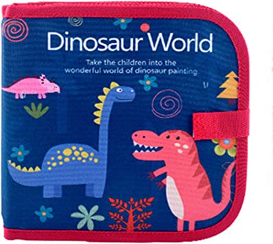 Photo 1 of Austinstore Children Wipeable Recycled Double-Sided Drawing Album Graffiti Board Kids Toys - Dinosaur
