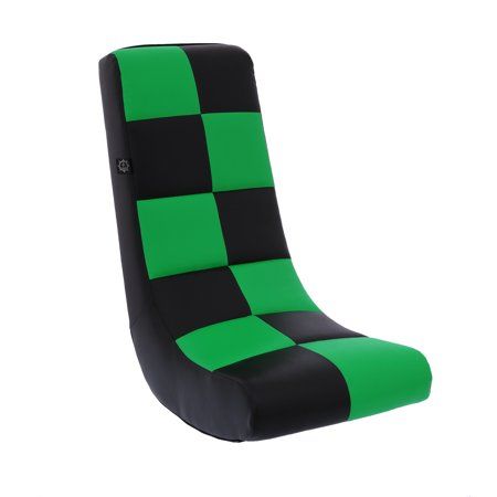 Photo 1 of The Crew Furniture Boost Video Rocker Gaming Chair Faux Leather Black/Green
