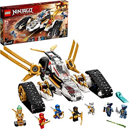 Photo 1 of 
Roll over image to zoom in
LEGO NINJAGO Legacy Ultra Sonic Raider 71739 Building Kit with a Motorcycle, Plane and Collectible Minifigures; New 2021 (725 Pieces)