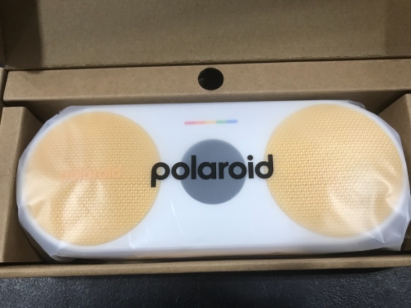 Photo 2 of Polaroid P2 Music Player (Yellow) - Powerful Portable Wireless Bluetooth Speaker Rechargeable with Dual Stereo Pairing