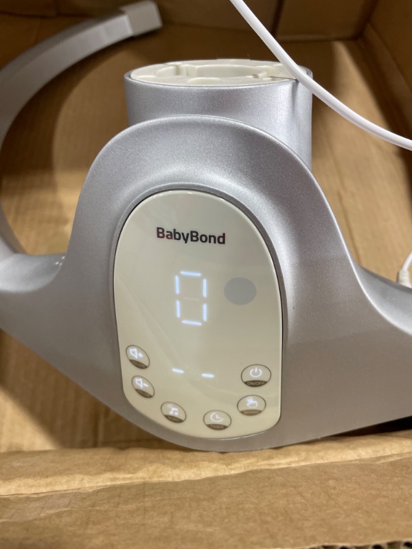 Photo 1 of BabyBond Baby Swings for Infants, Bluetooth Infant Swing with Music Speaker, Preset Lullabies, 5 Point Harness Belt, 5 Speeds and Remote Control - Portable Baby Swing for Indoor and Outdoor