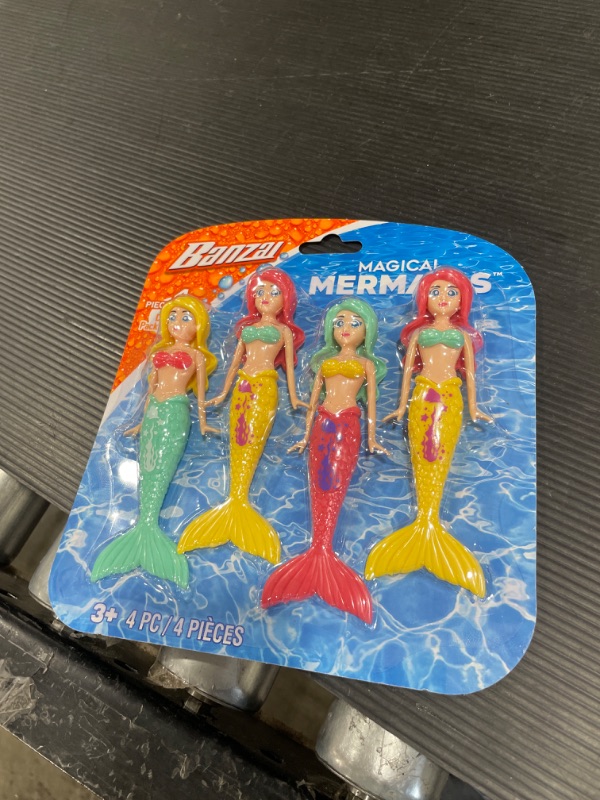 Photo 2 of Banzai Dive Mermaids 4pc Colors May Vary 4 Mermaids