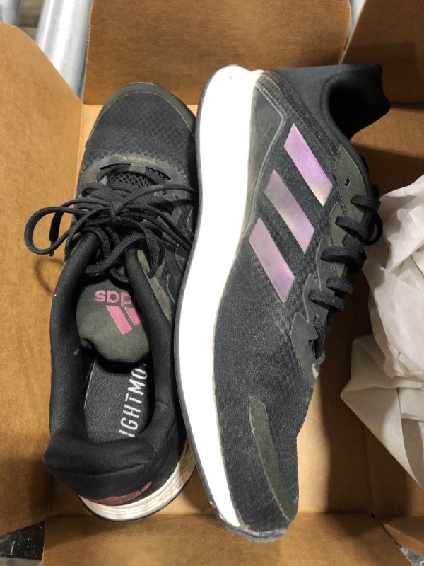 Photo 1 of Adidas Womens SHoes, Black and Purple Size 11.5