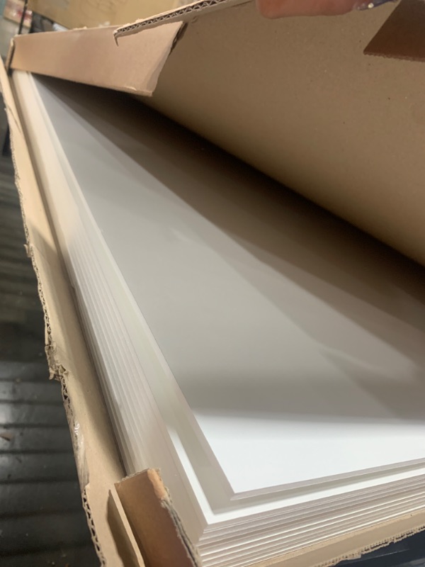 Photo 1 of Union Strong Foam Board 24X36 3/16" 10-Pack : Matte Finish High-Density Professional Use, Suitable for Presentations, Signboards, Arts and Crafts, Framing, Display (White, 24 x 36 x 3/16") White 24 x 36 x 3/16"