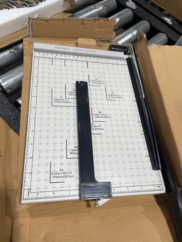 Photo 2 of P@B PBell A4 Paper Cutter, Trimmer Guillotine Cutting Length with Safety Blade Lock