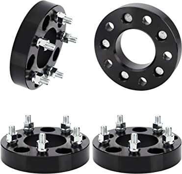 Photo 1 of 5x5 to 5x4.75 Wheel Adapters, 1.25 inch 5x127mm to 5x120mm (5x120.7mm) Wheel Adapter 78.3mm Hub Bore with 12x1.5 Thread Pitch Replacement for Grand Caravan, Town & Country, Roadmaster, Fleetwood
