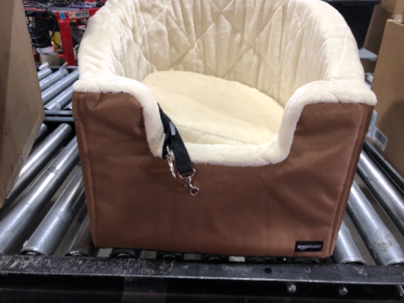 Photo 1 of Amazon Basics Pet Car Booster Bucket Seat Tan Small