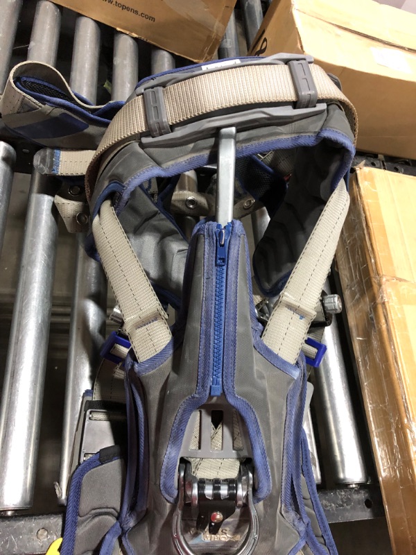 Photo 5 of 3M DBI-SALA 1112567 ExoFit STRATA, Aluminum Back/Side D-Rings, Tongue Buckle Leg Straps with Sewn in Hip Pad & Belt, Large, Blue/Gray