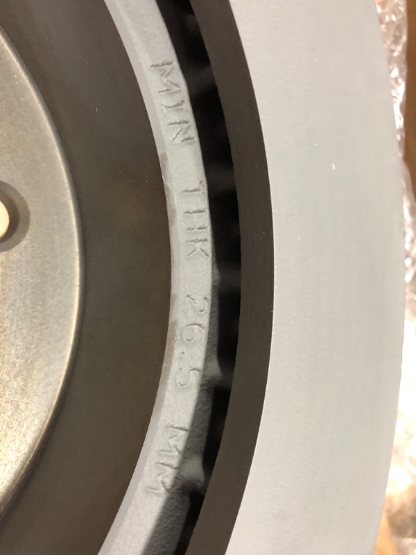 Photo 4 of ACDelco Gold 18A1705PV Enhanced Performance Front Disc Brake Rotor (Police)