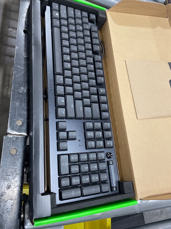 Photo 2 of Razer DeathStalker V2 Pro Wireless Gaming Keyboard: Low-Profile Optical Switches - Linear Red - HyperSpeed Wireless & Bluetooth 5.0-40 Hr Battery - Ultra-Durable Coated Keycaps - Chroma RGB DeathStalker V2 Pro Linear Optical Switch