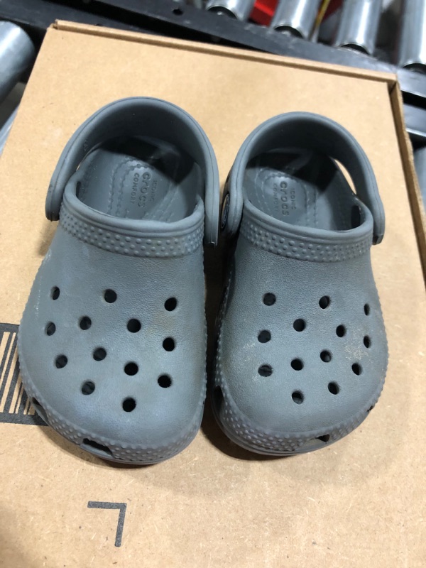 Photo 1 of baby croc shoes size 6  toddler