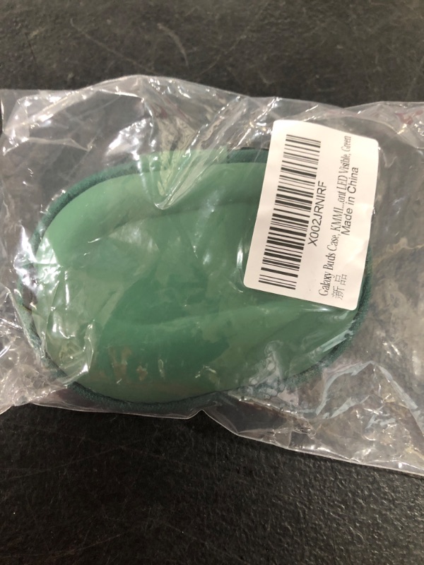 Photo 1 of Galaxy Buds Plus 2020/Galaxy Buds 2019 Case, KMMIN Full-Body Shock Protective Samsung Buds Silicone Cover with 5-in-1 Accessories Storage Bag/Carabiner/Lanyard/Brush [Front LED Visible], Army Green