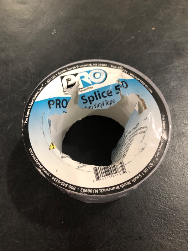 Photo 2 of ProTapes Pro 50 Premium Vinyl Safety Marking and Dance Floor Splicing Tape, 6 mils Thick, 36 yds Length x 3" Width, Grey (Pack of 1) 3" x 36 yds Grey 1