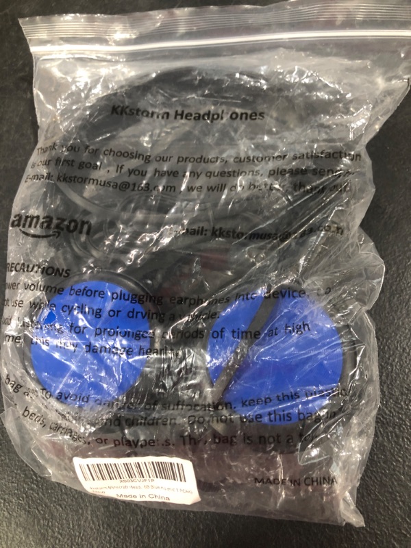 Photo 1 of kkstorm Minecraft Headphones for Kids: Bulk Headphones for Classroom Headphones for Kids for School Over Ear Headphones (906B Blue no mic 1 PCAK)