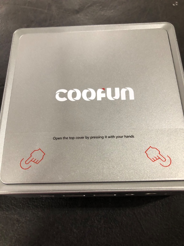 Photo 2 of COOFUN UM350 Mini PC Windows 11 Pro 8 GB RAM 256 GB PCIe SSD AMD Ryzen 5 3550H Mini Desktop Computers, Radeon Vega 8 Graphics, Dual-Band Wi-Fi, 4K HDMI/DisplayPorts/USB-C Mini Gaming PC