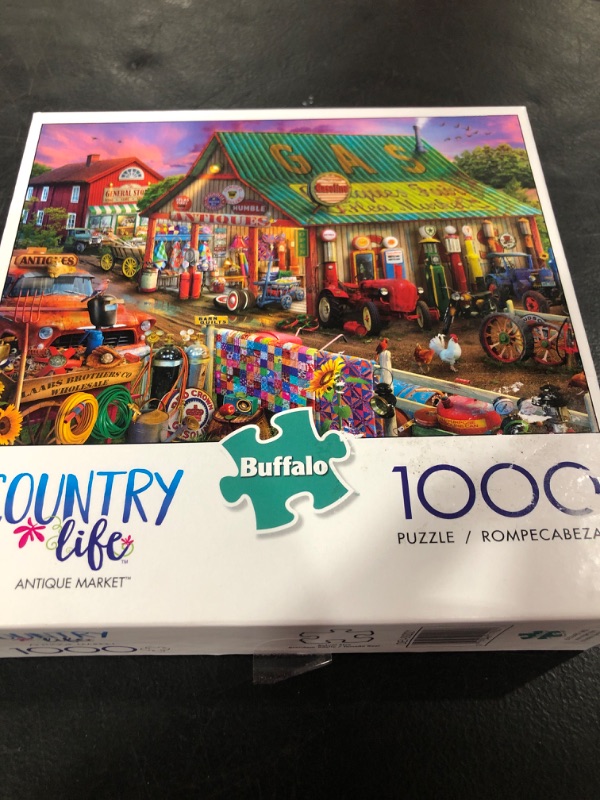 Photo 2 of Buffalo Games - Antique Market - 1000 Piece Jigsaw Puzzle