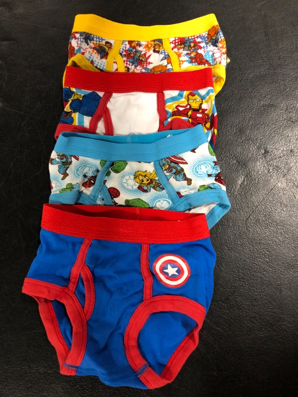 Photo 1 of 4 Pack of Boys Superhero Underwear
size 4T 