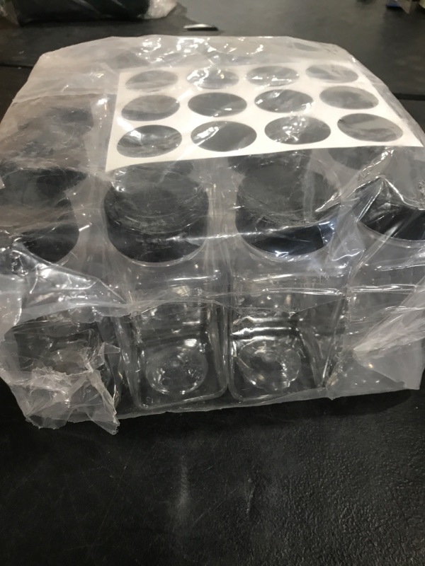 Photo 2 of 16 CT 20oz CLEAR AND BLACK TOP CONTAINERS