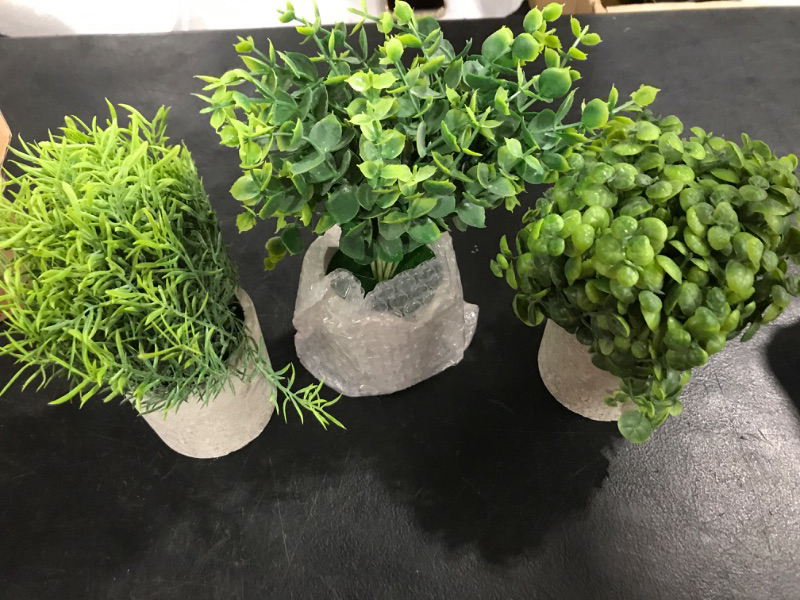 Photo 1 of 3 SMALL POT ARTIFICAL PLANTS