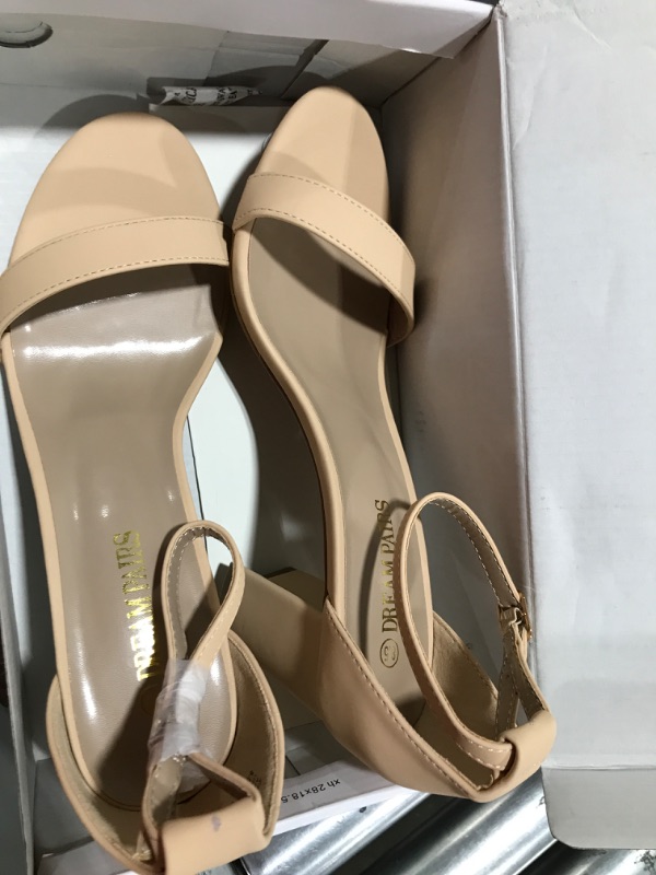 Photo 1 of DREAM PAIRS Women's Chunk Low Heel Pump Sandals
