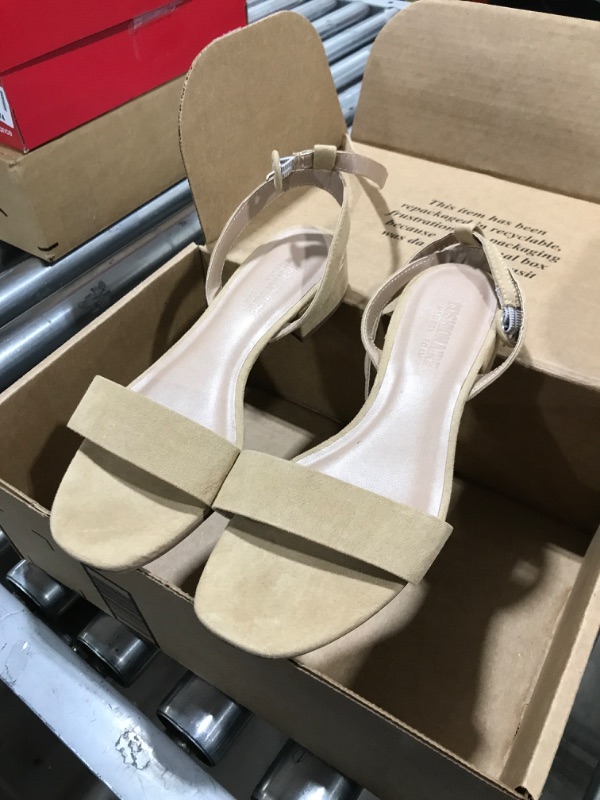 Photo 1 of beige sandals, size 9