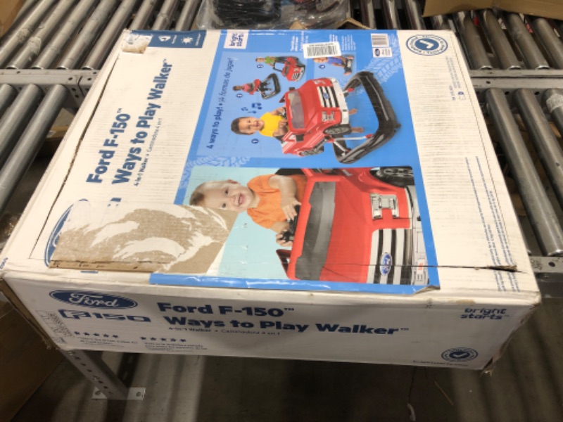 Photo 3 of Bright Starts Ways to Play Walker™ - Ford F-150, Rapid Red, 4-in-1 Walker Ages 6 Months+ Ford F-150 Rapid Red