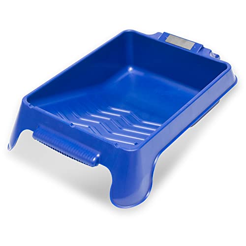 Photo 1 of Marshalltown Heavy-Duty Paint Tray, 1 Gallon, Non-Stick Solvent Resistant, Brush Magnet, Designed for 9 Inch Rollers, Designed for MT Heavy Duty Paint
