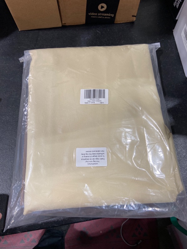 Photo 1 of Bynccea Patio Chair Covers Waterproof Lounge Deep Seat Cover, Heavy Duty and Dust proof Outdoor Lawn Patio Furniture Covers Patio Chair Cover-S