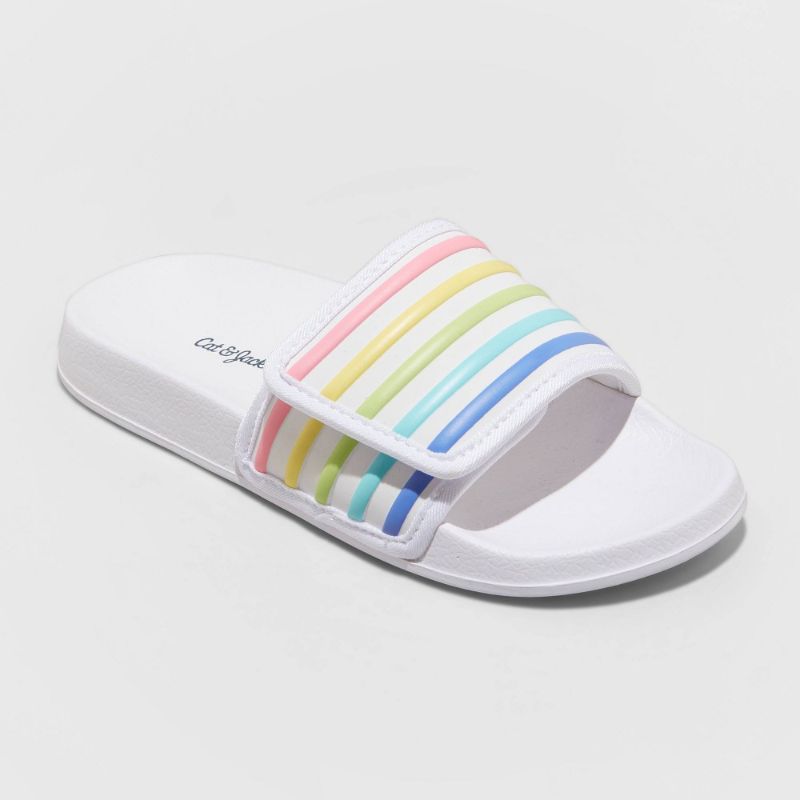Photo 1 of Girl' Hane Rainbow Print Lip-on Footbed Andal - Cat & Jack™
small 13/1