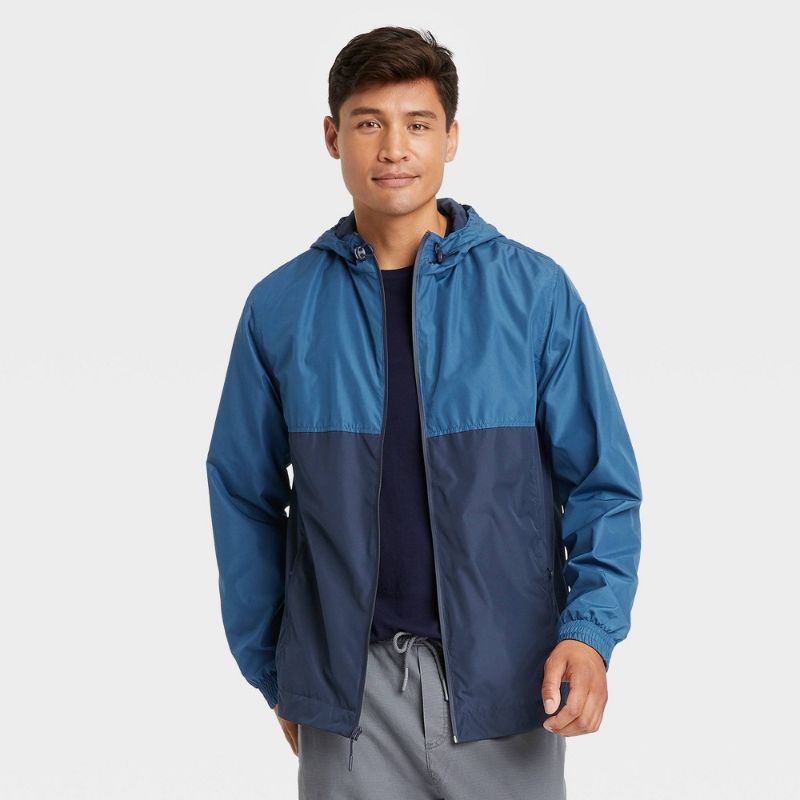 Photo 1 of Men's Hooded Rain Coat - Goodfeow & Co™ Gaaxy
LARGE