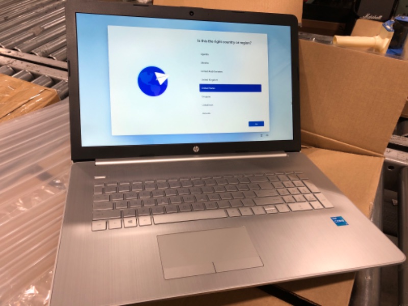 Photo 2 of HP 2022 Newest 17.3" HD+ Display Laptop, 11th Gen Intel Core i3-1115G4(Up to 4.1GHz, Beat i5-1030G7), 16GB DDR4 RAM, 1TB HDD+256GB PCIe SSD, Bluetooth, Webcam, Windows 11, Silver, w/ 3in1 Accessories