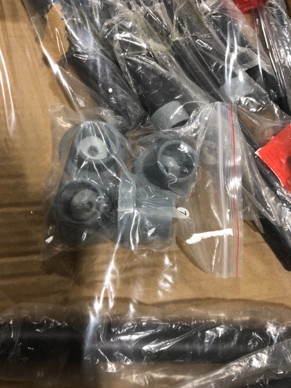 Photo 1 of Shower Bench Bamboo Shower Chair for Inside Shower, 23.5 Inch Spa Bath Stool with Handles, Height Adjustable Shower Stool Bath Chair for Adults Seniors and Disabled (Black) (13x23.5 inch+ Black)
