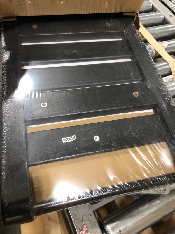 Photo 1 of Shower Bench Bamboo Shower Chair for Inside Shower, 23.5 Inch Spa Bath Stool with Handles, Height Adjustable Shower Stool Bath Chair for Adults Seniors and Disabled (Black) (13x23.5 inch+ Black)
