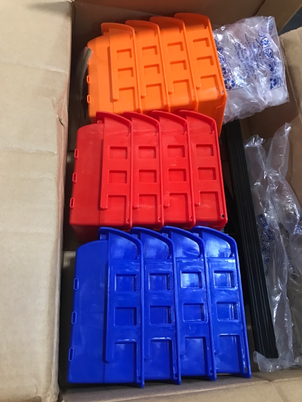 Photo 1 of Zhio Kitchen Utensil Rack, Stainless Steel Wall Mounted Kitchen Hanging Rack with 2 Knife Holder & 1 Dishcloth Holder & 8 S Hooks for Hanging Knives, Spatulas, Pot, Pan, ZHUS-4MRX, Black