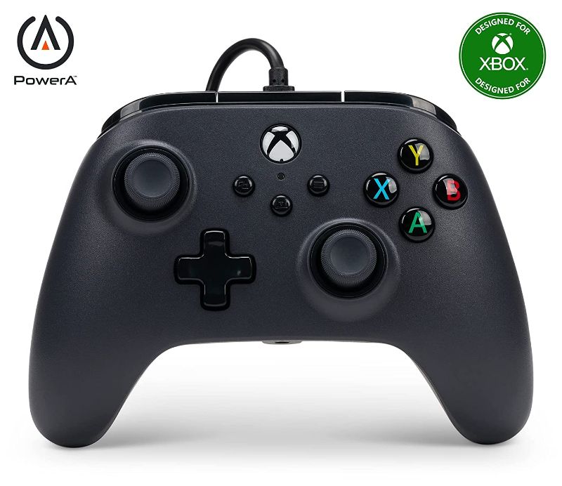 Photo 1 of PowerA Wired Controller for Xbox Series X|S - Black, gamepad, video game controller, gaming controller, works with Xbox One and Windows 10/11
