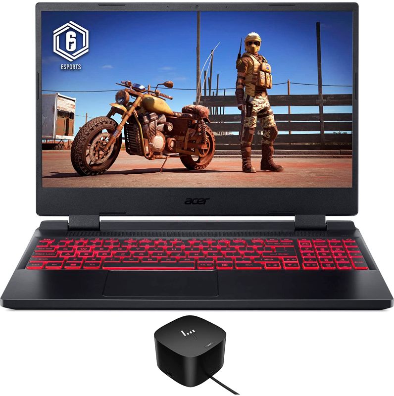 Photo 1 of Acer Nitro 5 Gaming & Entertainment Laptop (Intel i5-12500H 12-Core, 8GB RAM, 1TB PCIe SSD, RTX 3050, 17.3" 144Hz Full HD (1920x1080), WiFi, Bluetooth, Win 11 Home) 