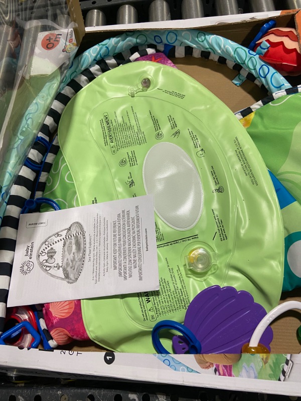 Photo 1 of Baby Einstein Sea Floor Explorers 2-in-1 Water Mat Portable Tummy Time Activity Play Gym Water Mat Activity Gym