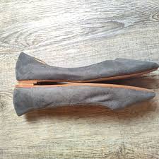 Photo 1 of  Gray Flats Pointed Toe Slip--- size  8