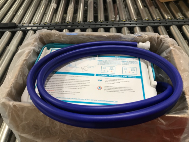 Photo 3 of Cold Therapy Machine — Cryotherapy Freeze Kit System — for Post-Surgery Care, ACL, MCL, Swelling, Sprains, and Other Injuries — Wearable, Adjustable Knee Pad — Cooler Pump with Digital Timer