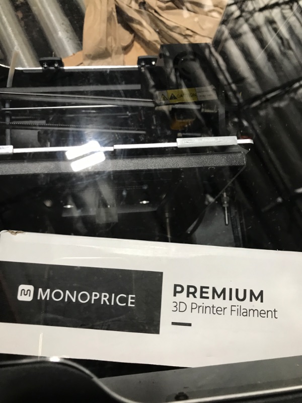 Photo 5 of Monoprice Voxel 3D Printer - Black/Gray with Removable Heated Build Plate (150 x 150 x 150 mm) Fully Enclosed, Touch Screen, 8Gb And Wi-Fi, Large (133820)
