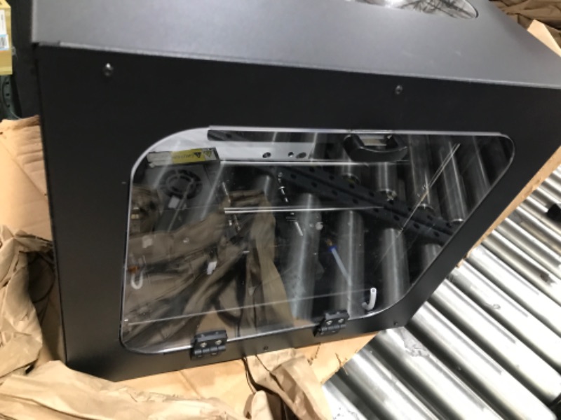 Photo 1 of Monoprice Voxel 3D Printer - Black/Gray with Removable Heated Build Plate (150 x 150 x 150 mm) Fully Enclosed, Touch Screen, 8Gb And Wi-Fi, Large (133820)
