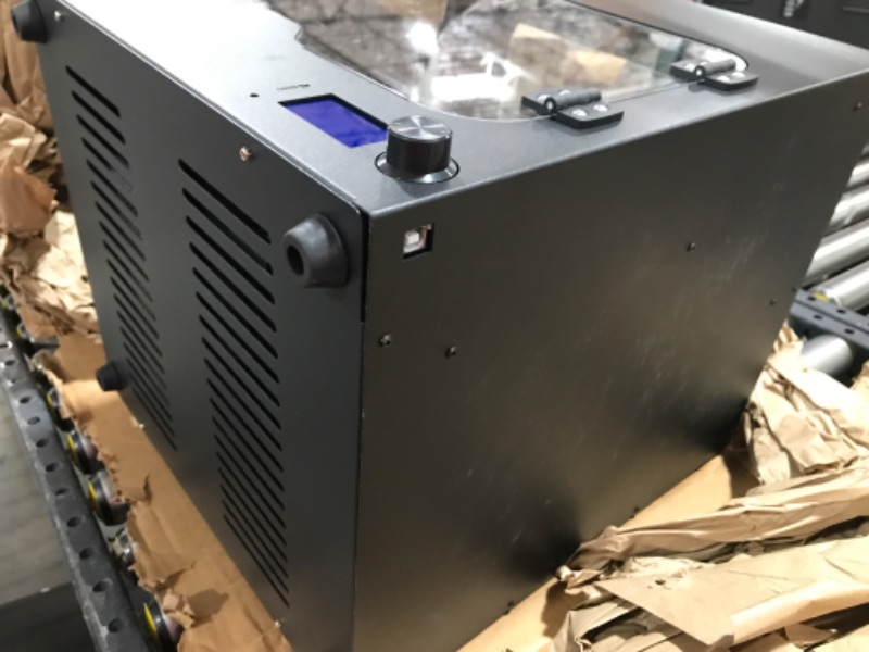 Photo 1 of Monoprice Voxel 3D Printer - Black/Gray with Removable Heated Build Plate (150 x 150 x 150 mm) Fully Enclosed, Touch Screen, 8Gb And Wi-Fi, Large (133820)
