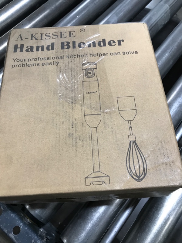 Photo 3 of  Stainless Steel Immersion Blender 2 Piece Turbo Function 600 Watts Detachable, Variable Speed Control, Hand Blander