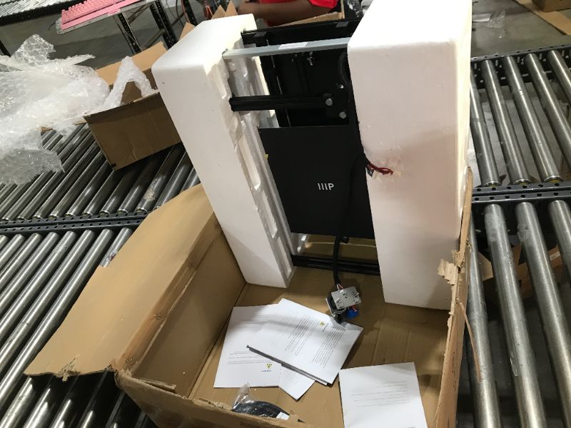 Photo 1 of Monoprice MP10 300x300mm 3D Printer, Magnetic Heated Build Plate, Resume Print Function, Assisted Leveling, and Touchscreen
