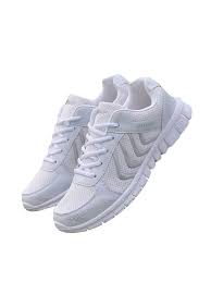 Photo 1 of  Womens Outdoor Lightweight Athletic Shoes Comfortable Low Top Sneakers Breathable Round Toe Casual Sneaker White 5
