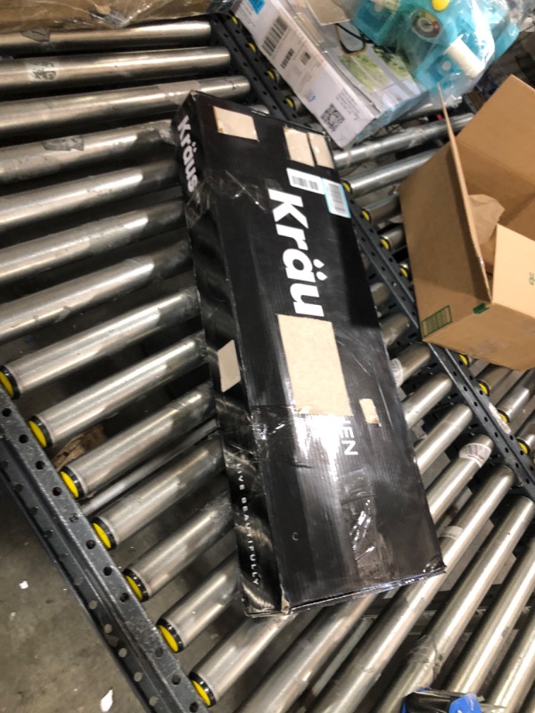 Photo 1 of Kraus KPF-1603BGMB Artec Pro 2-Function Commercial Style Pre-Rinse Kitchen Faucet with Pull-Down Spring Spout and Pot Filler, Brushed Gold/Matte Black 1st Gen Faucet Brushed Gold/Matte Black