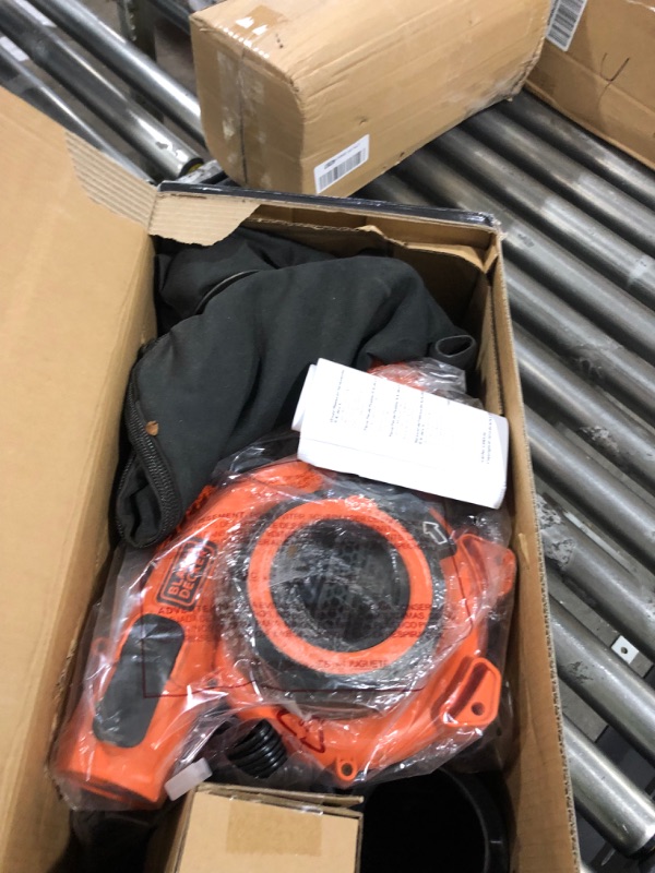 Photo 1 of BLACK+DECKER 40V Leaf Blower/Leaf Vacuum Kit, Cordless (LSWV36) Blower/Vaccum Kit