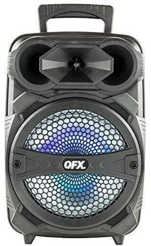 Photo 1 of QFX PBX-81 8 Portable Bluetooth Party Sound System with Microphone
