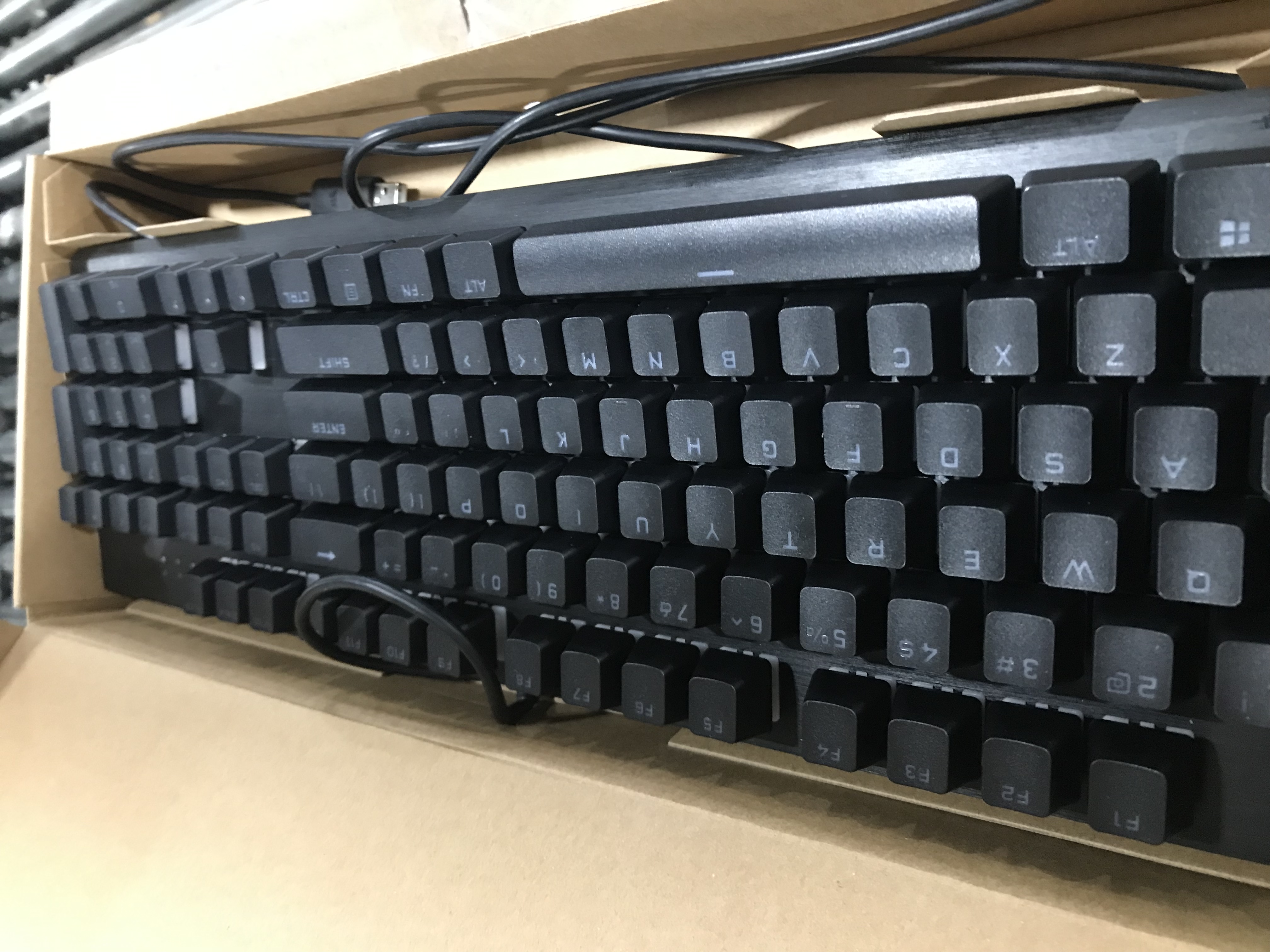 Photo 2 of Corsair K60 RGB Pro SE Mechanical Gaming Keyboard - CHERRY Mechanical Keyswitches - Durable Aluminum Frame - Customizable Per-Key RGB Backlighting (Renewed)