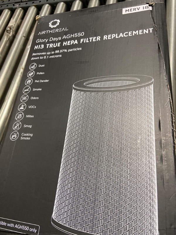 Photo 3 of Airthereal H13 Medical Grade True HEPA Filter Replacement for Glory Day AGH550 Air Purifier H13 HEPA Filter